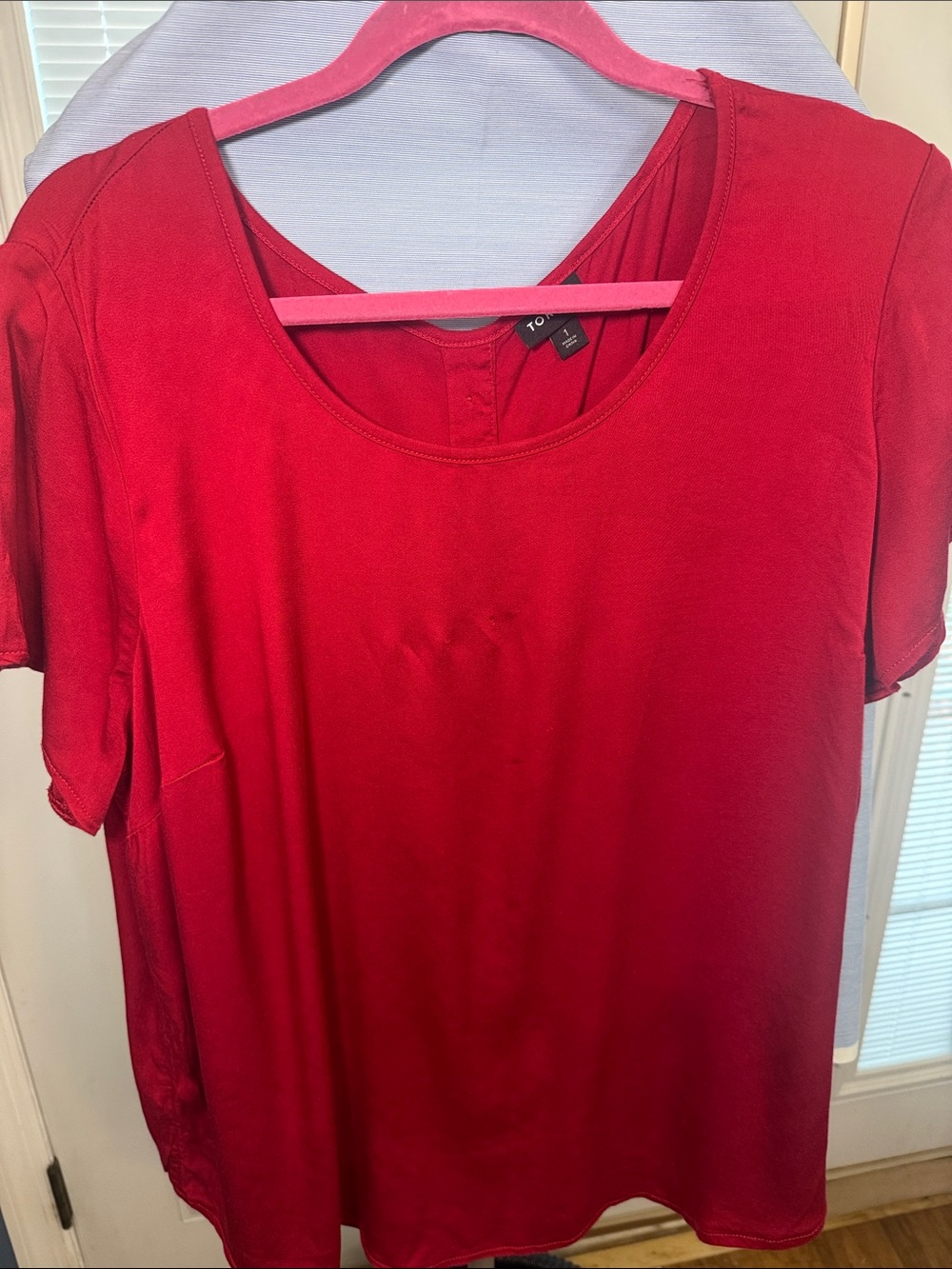 torrid Red Short Sleeve Crewneck Tee